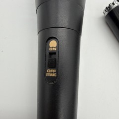 ION Wired Dynamic Microphones w/ 1/4″ Plug Black Stage Mic 7-8 & 4 Inch Mics
