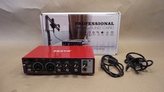 EBXYA 2i2 USB Audio Interface for PC Recording, 24-bit/192kHz Plug and Play USB