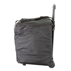 DJ Lighting Audio Equipment Multipurpose Accessory Utility Bag w Handle & Wheels