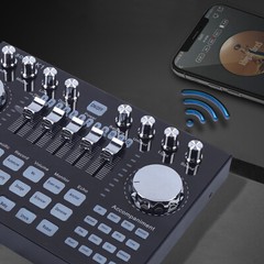 Digital Audio Mixer Network Live Sound Card K1 Audio Mixing Console for PC Phone