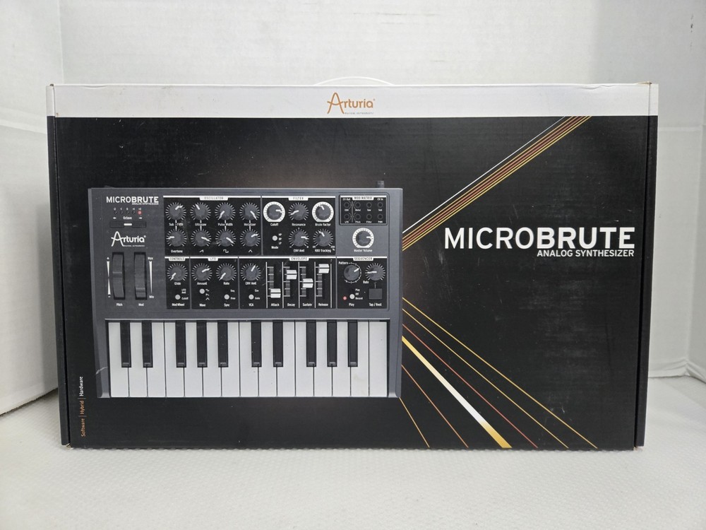 Arturia MicroBrute Analog Synthesizer Keyboard Midi USB
