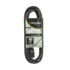 Five American Audio EC-163-10 Black 10FT Extension Cords