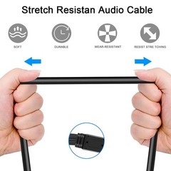 3.3FT-1 Pack 3.5mm TRS to 2 XLR Cable, Black, Unbalanced 1/8 TRS Male to Dual…