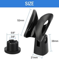 2/6x Microphone Stand Knob Tension Lock Universal Cylinder Microphone Stand USA