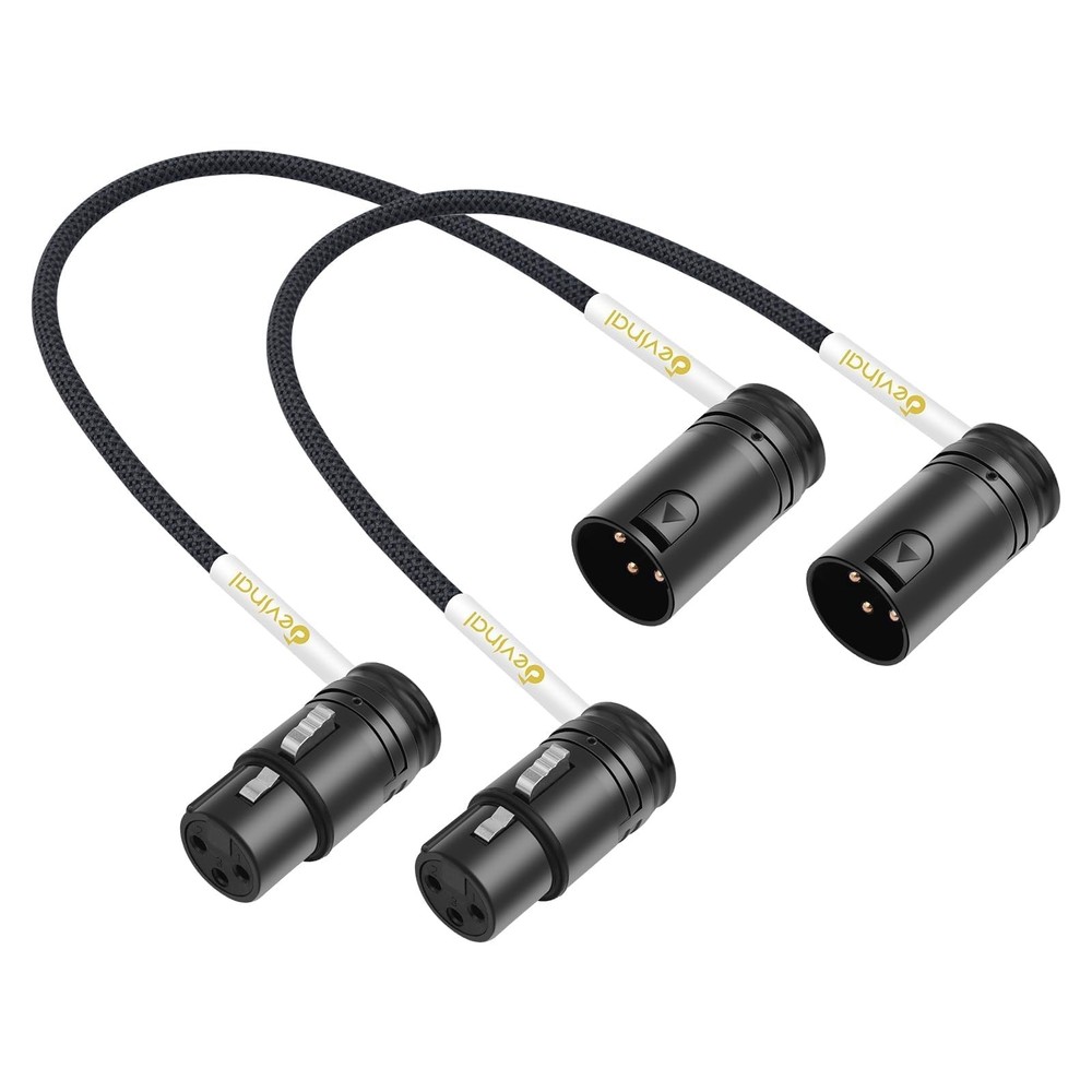 Rotatable Right-Angle XLR Cable, Adjustable-Angle Low-Profile XLR Microphone …