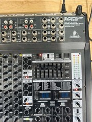 Behringer Europower PMP6000 20-Channel 1600W Powered Mixer Power On Semi Tested