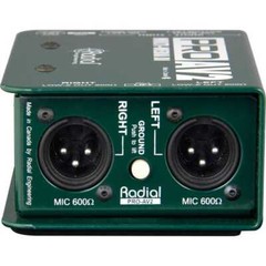 Radial Engineering ProAV2 2-channel Passive A/V Direct Box