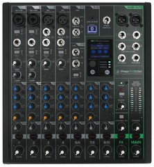 Mackie ProFX10GO 10-Channel Battery Analog Mixer w/FX/USB/Bluetooth+Headphones