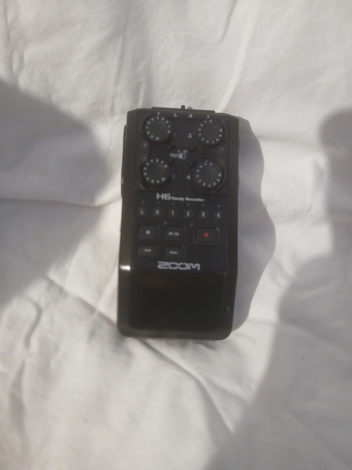Zoom H6 Handy recorder H6/BLK Linear PCM/IC Microphone Black Used JAPAN