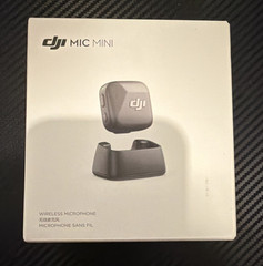 DJI Mic Mini Wireless Microphone, Noise Cancelling, USB-C, iPhone Android, Black