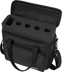 Comfortable and Impact-Resistant Microphone Case – Store 4 Mics Safely on the Go