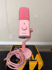 MAONO USB/XLR Dynamic Microphone for Streaming & Podcasting 48kHz/24bit Pink