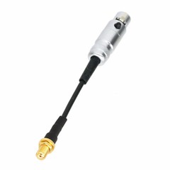 Mini-XLR 4Pin TA4F jack to Microdot 3″ audio RF cable for Microphones headphones