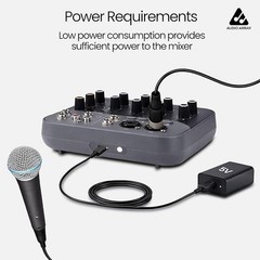 Sound Mixer 2026 Edition Audio Mixer 4 Channel Hybrid USB Control | USB-C Power