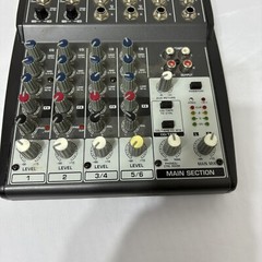 Behringer Xenyx 802 8 Input 2 Bus Mixer No Power Supply