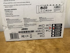 Alto Professional ZMX862 6-Channel 2-Bus Compact Mixer w/ Power Supply W/Box