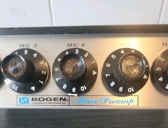 Vintage Bogen Mixer Preamp Solid State Model CAM Series L-08-82 Turns on