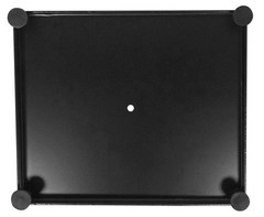 Rockville RS29B V2 29″ Steel Bookshelf Speaker Stands, 60 lbs Capacity, Black