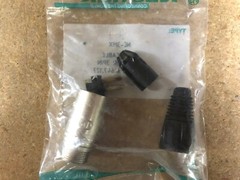 (5) Neutrik NC3MX 3 Pin Male Cable Connector