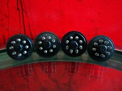 Lot of vintage 8 pin SATO PARTS Amphenol male microphone cable connectors Japan