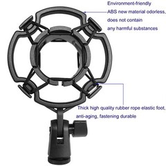 Universal Microphone Shock Mount Anti Vibration Holder for 43~48mm Diameter