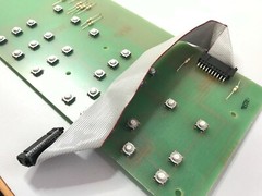 Ensoniq ESQ-1 Data Entry Board with NEW SLIDERS for Plastic Case