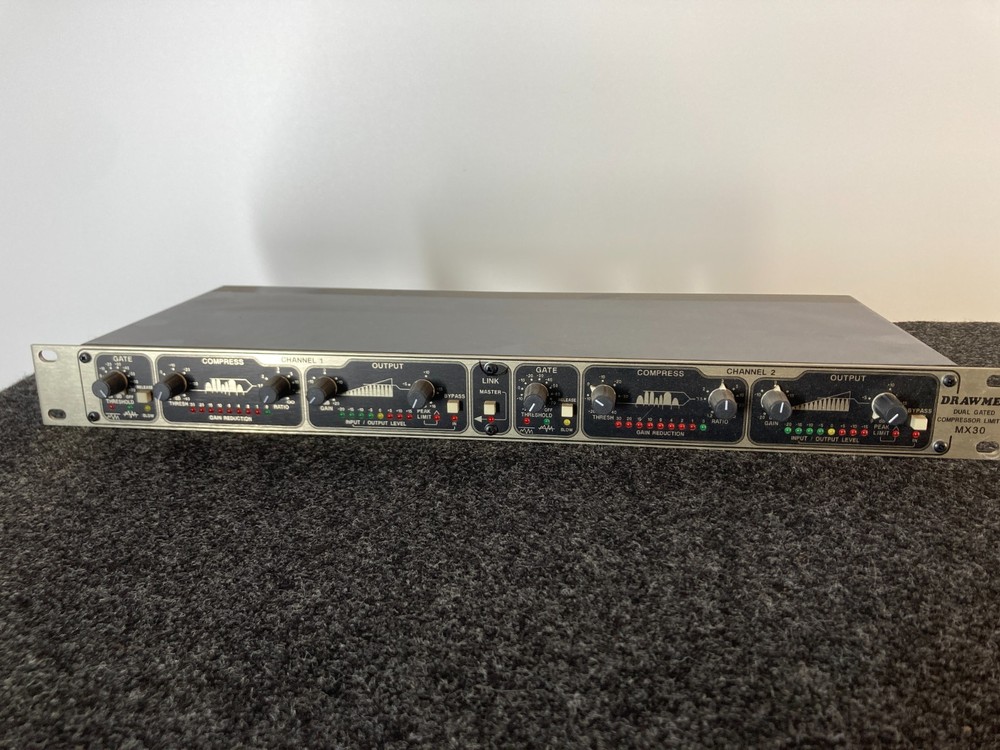 Drawmer MX30 Dual-Gated Compressor/Limiter – Open Box / Floor Model