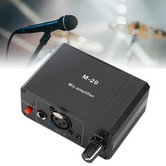 Microphone Preamp High Gain 48V Power XLR Output Mic Preamplifier For