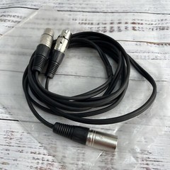 XLR Splitter Cable 3 Pin Dual XLR Female to Male XLR Y Cable 10 Ft Microphone