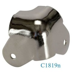 2 leg w/lip-nickel cabinet corners -4pc sets