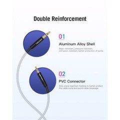 3.5mm to 2.5mm Audio Aux Cable Jack Stereo Cord Headphone Aux Speaker Converter