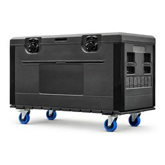 Heavy Duty ATA Cable Trunk Flight Case with Wheels – 44″ Event Gear Storage Box