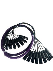 Canare Custom | 8 Channel Balanced Studio Snake Cable, HIFI XLR M/F