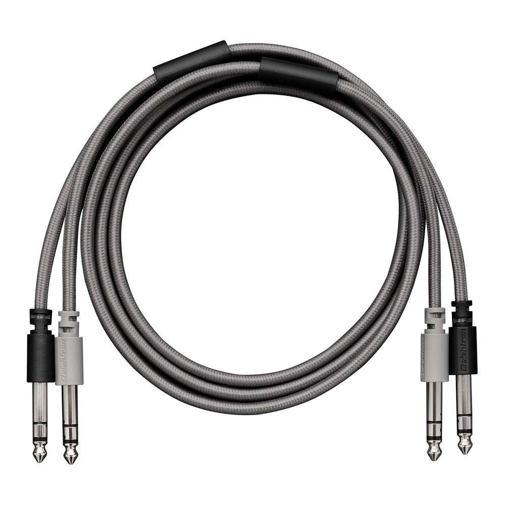 Elektron Twin Balanced 1/4″ TRS Audio Cable for Elektron Gear – 5′
