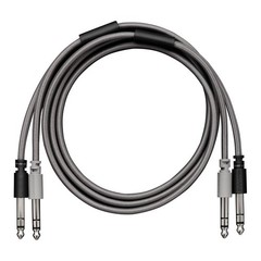 Elektron Twin Balanced 1/4″ TRS Audio Cable for Elektron Gear – 5′