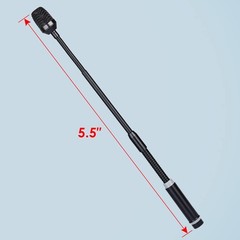 Professional Dynamic Gooseneck Microphone with XLR 16 Inch DJ Mic Podium