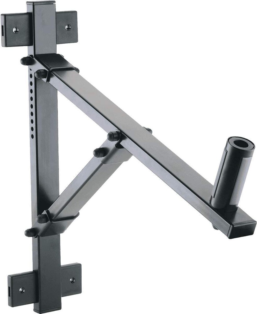 OB K&M 24110.000.55 Stands Wall Mount, Screw-On Speaker Bracket, Black