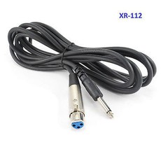 12ft XLR Female to 1/4inch Mono TS Male Audio Cable, CablesOnline XR-112