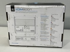 JL Audio XDM600/1 600W Monoblock Class-D Subwoofer Amplifier – Black