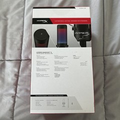 HyperX QuadCast S Black- RGB USB Condenser Microphone Factory Sealed New