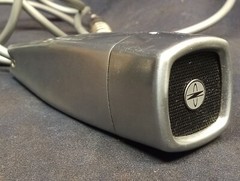 Vintage Newcomb N-30 Stainless Steel Microphone In Box. Tested And Working.