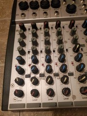 Crate Mixer Cmx52 Audio Mixing Interface Console 5-channel mic w/power adapter