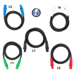4/0 DLO Feeder GENERATOR Cables 5-5′ 4/0 wire DLO 405 W/CAM LOCK M/F HUBBELL