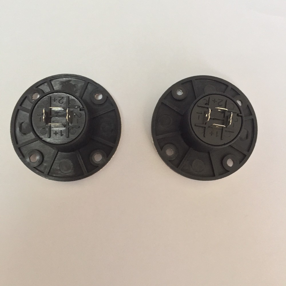 2 AFT Plastic NL4MPR Female SpeakON Connectors Round Configuration Metal Panel