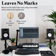 Acoustic Panel, Large, 46″ x 23″, Mid Grey