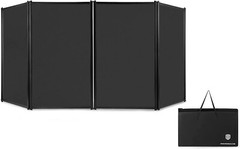 proreck DJ Event Booth Facade Panels 4 Detachable black Foldable