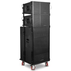 Sound Town Line Array Set, Dual 15″ Sub, 2 x 10″ Speakers, Board ZS-215SP110PX2C