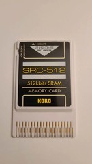 Korg SRC-512 512kbits SRAM Memory Card for Korg 01/W, X3, 03R/W