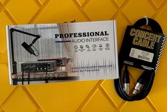 Professional USB Audio Interface Record & Mix up to 2×2 24-bit/192kHz Mic Preamp
