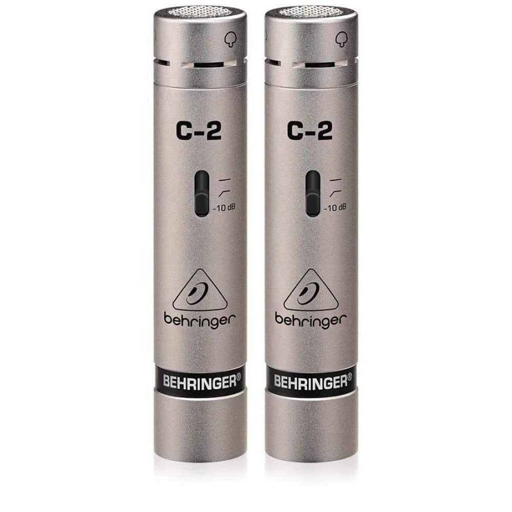 Behringer C-2 2 Matched Studio Condenser Microphones , Black